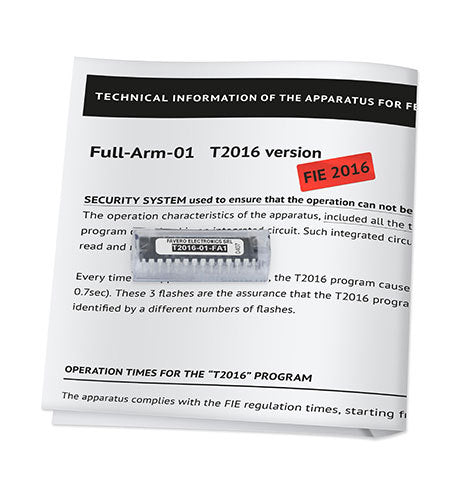 RF FA Favero new timing chip for Arm 01 according to T2016 rules - Radical Fencing: the Best Fencing Equipment