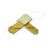 RF PR Prieur 3-Weapons Leather and 350N Fabric Glove - Radical Fencing: the Best Fencing Equipment